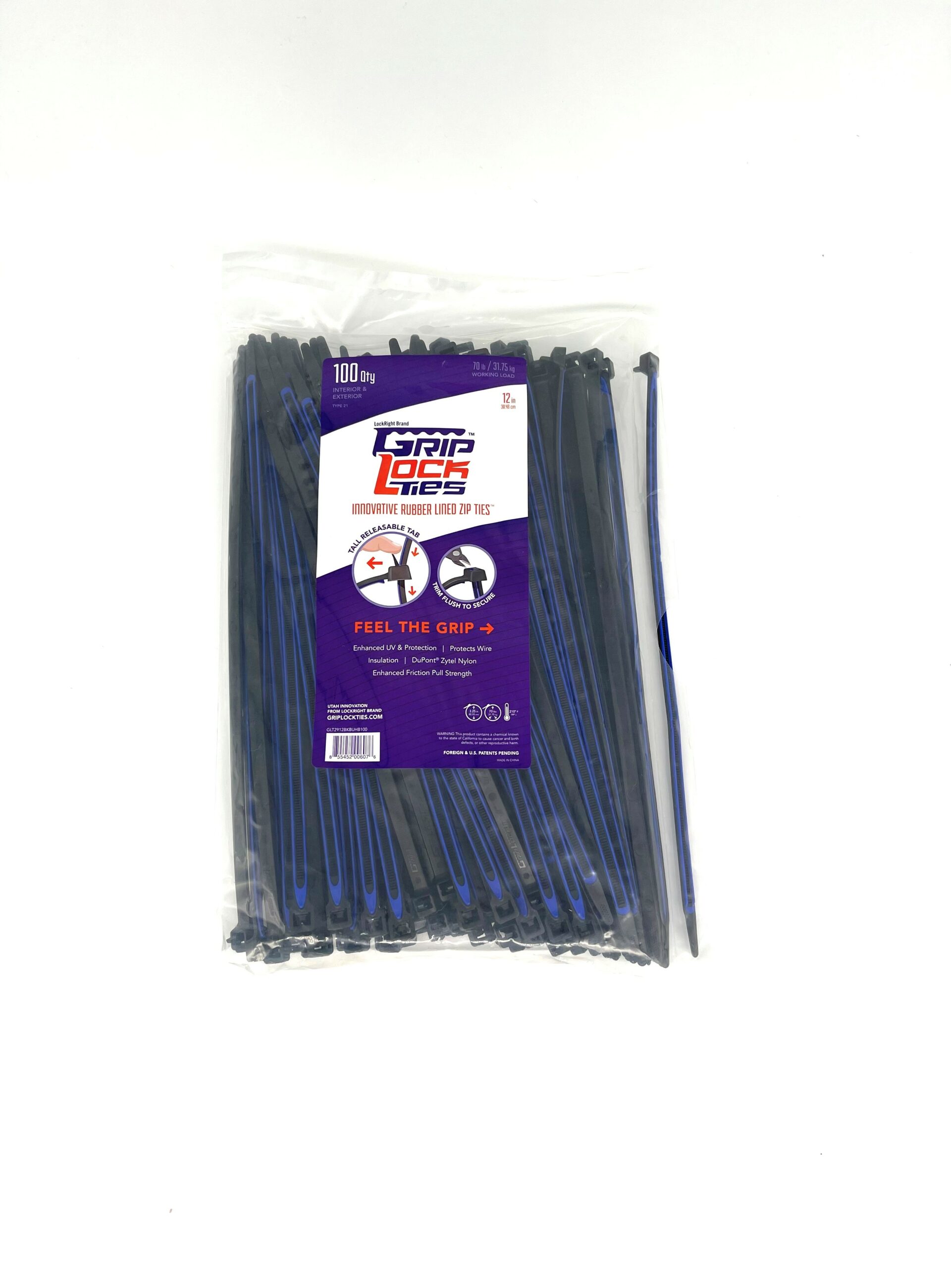 12 Inch Blue Pack Of 100