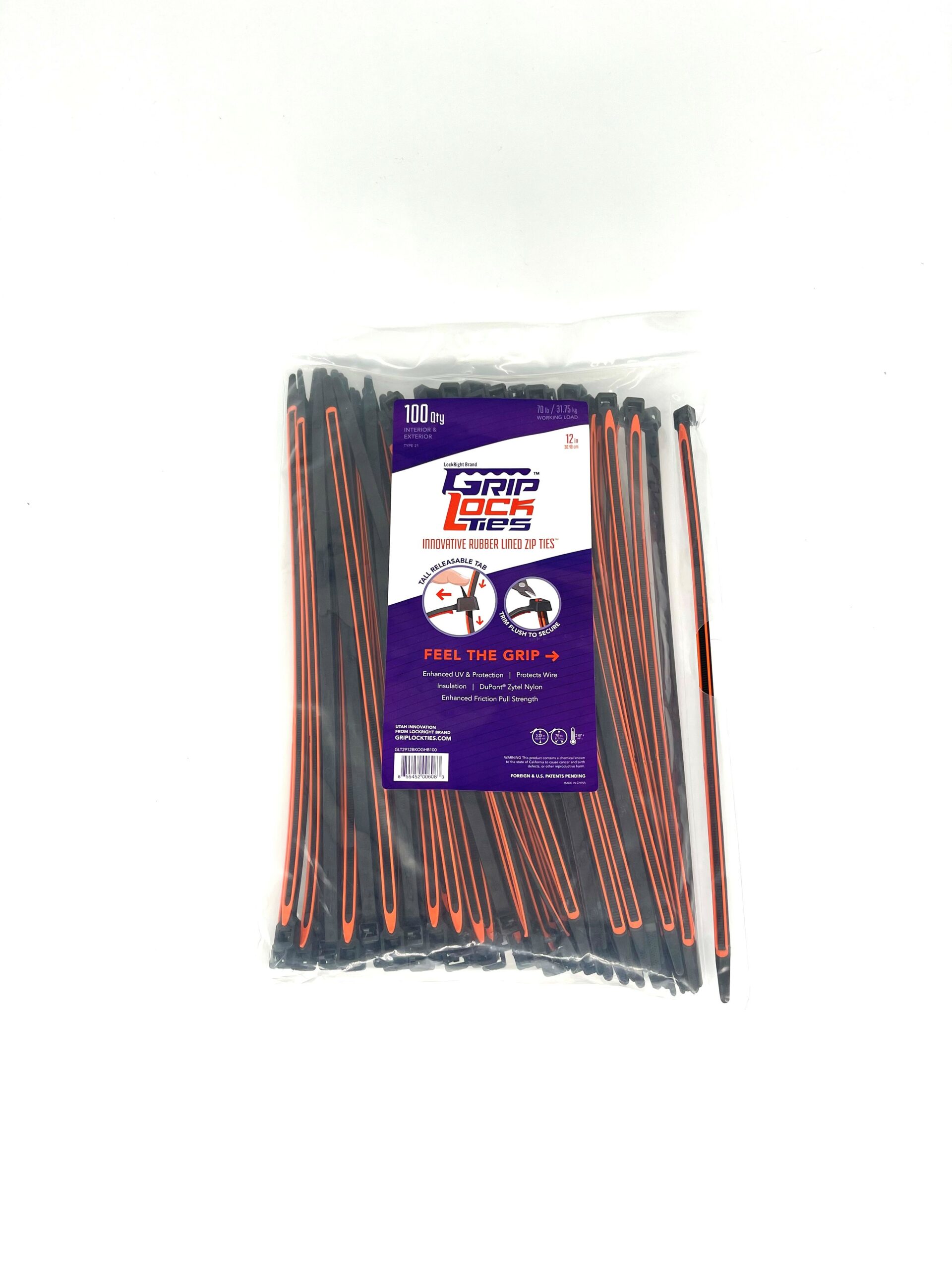 12 Inch Orange Pack Of 100