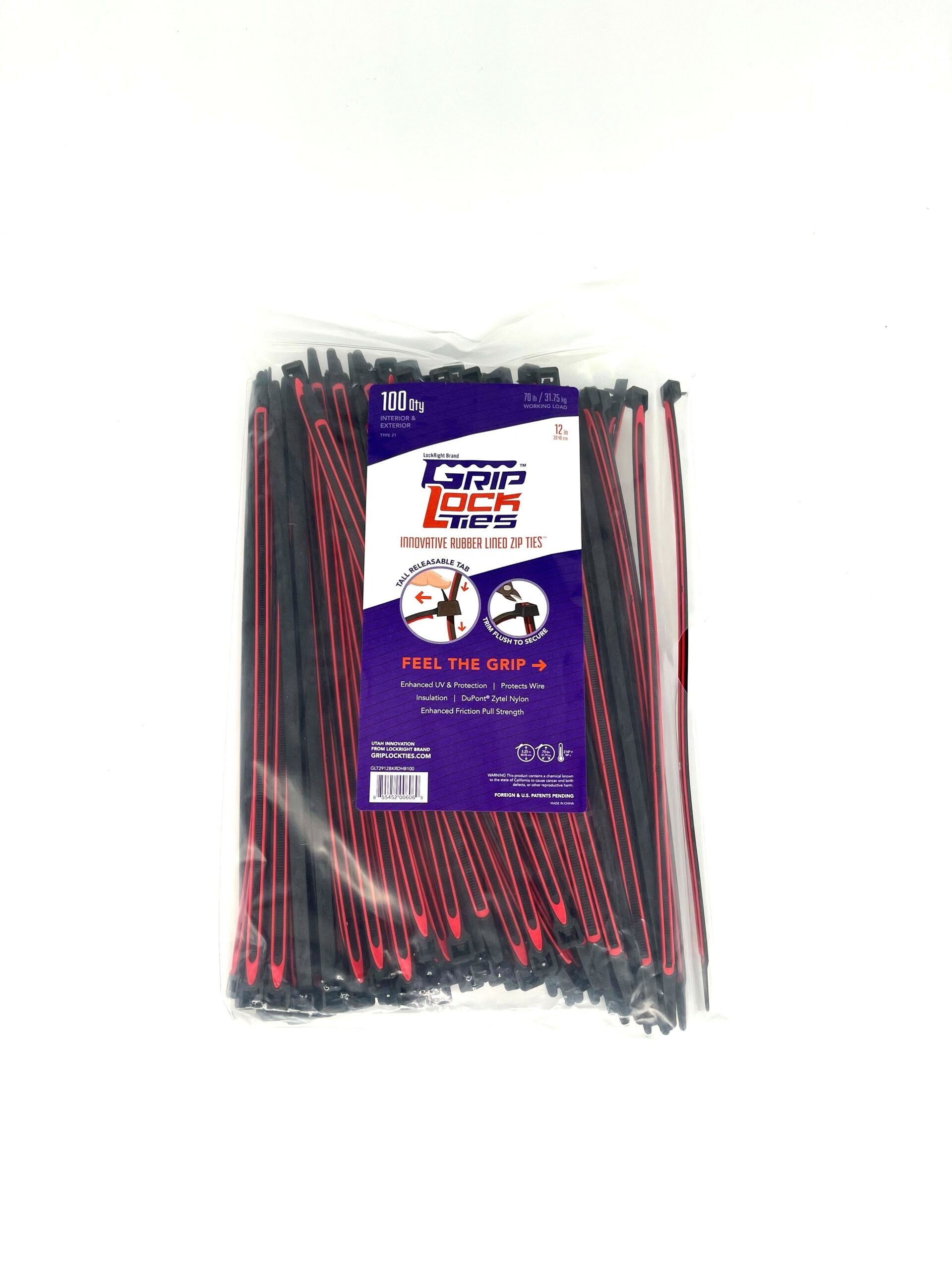 12 Inch Red Pack Of 100