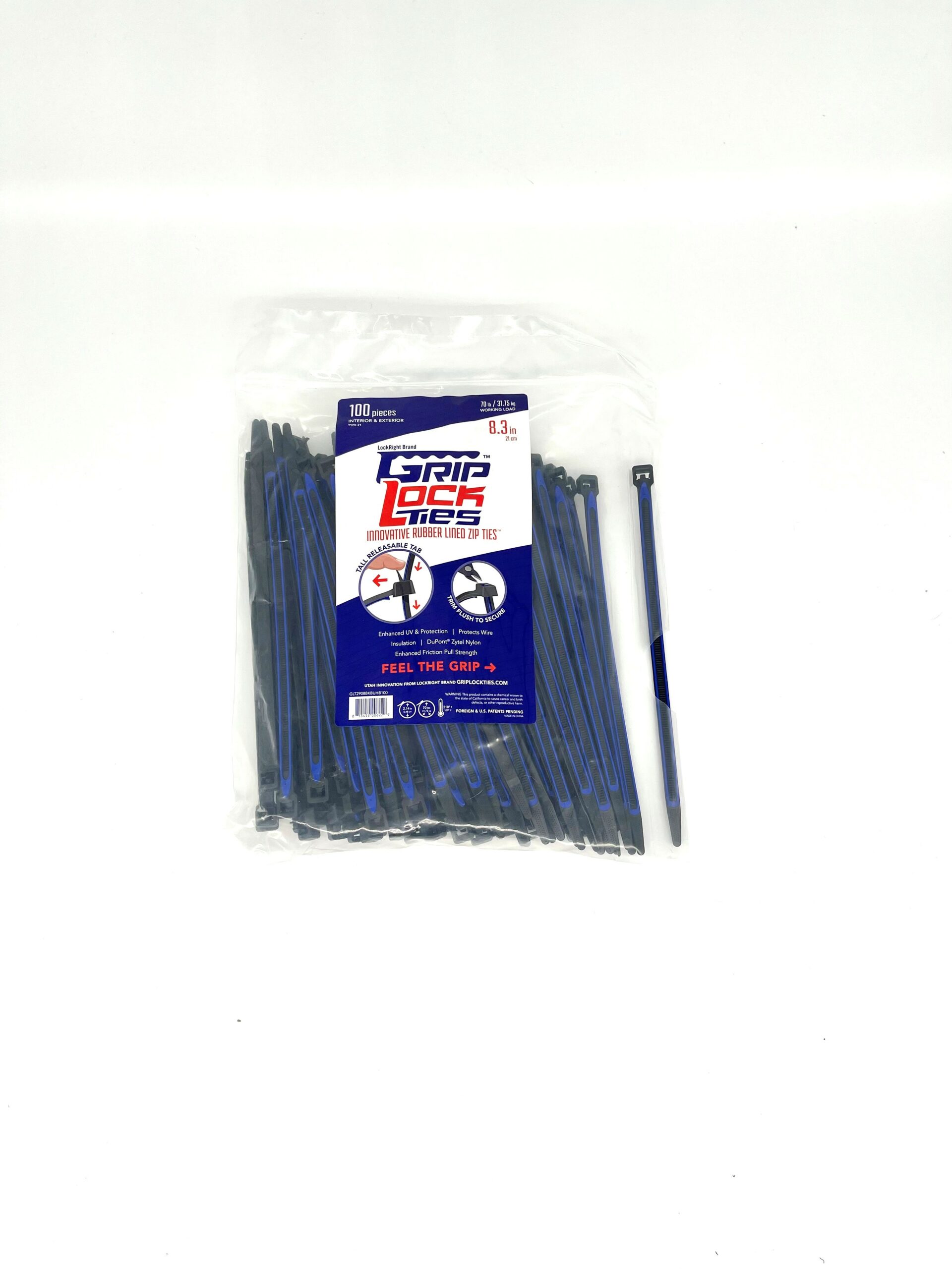 8 Inch Blue Pack Of 100
