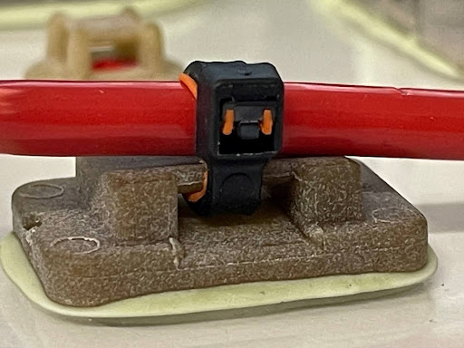 Red Cable Tie Mount