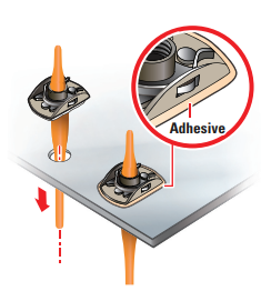 Nutplates Adhesive Bonding