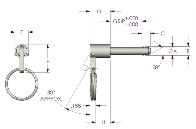 Cam Lever Pins