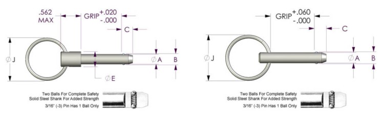 Detent Pins